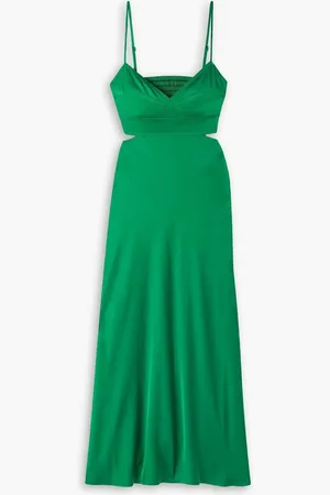A.L.C. Blakely cutout satin midi dress
