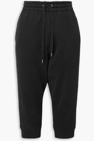 AZ FACTORY Cropped cotton and PYRATEX SeaCell-blend track pants