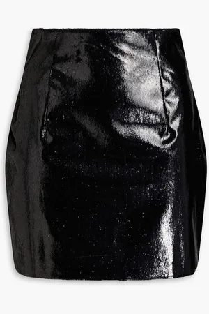 GAUGE81 Metallic fil coupé mini skirt