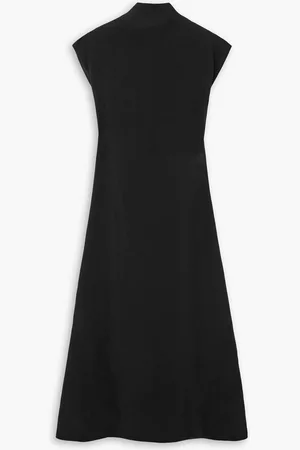 Gauchere Twill midi dress