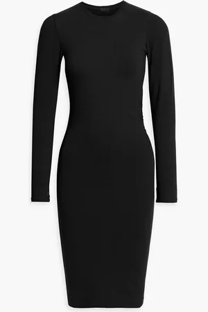 ATM Anthony Thomas Melillo Ruched stretch-Pima cotton-jersey dress