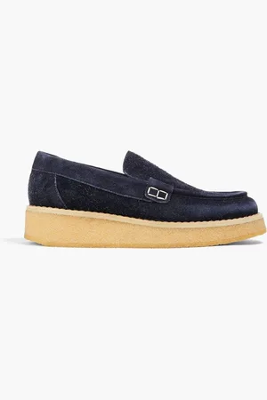 Maison Margiela Suede platform loafers - Blue