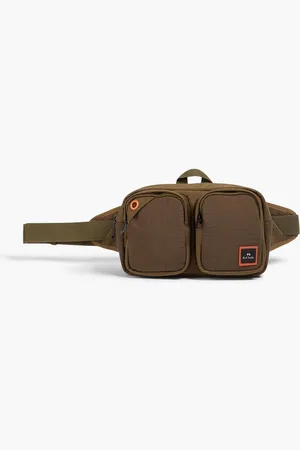 Paul Smith Shell and ripstop belt bag - Green