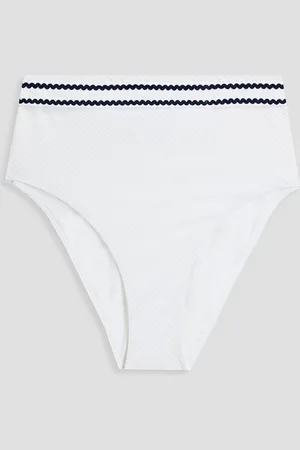 Heidi Klein Rickrack-trimmed high-rise bikini briefs