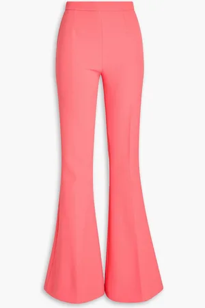 Safiyaa Halluana crepe flared pants - Orange