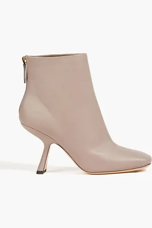 Nicholas Kirkwood Alba 90 leather ankle boots - Neutral