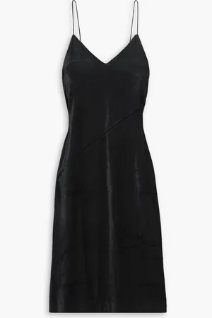 Ninety Percent Leah micromodal-blend velour midi dress