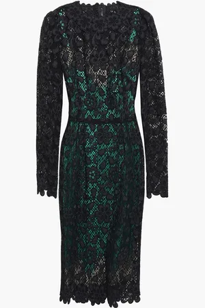 Dolce & Gabbana Cotton-blend guipure lace dress