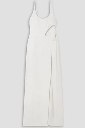 ET OCHS Rowena cutout cady gown - White