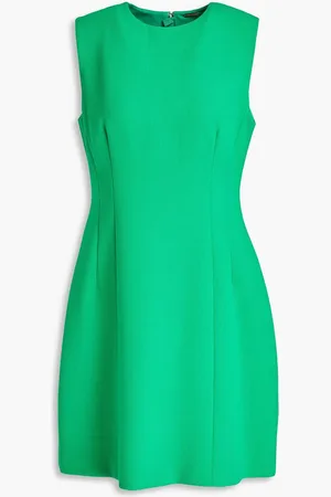 ADAM LIPPES Wool-crepe mini dress