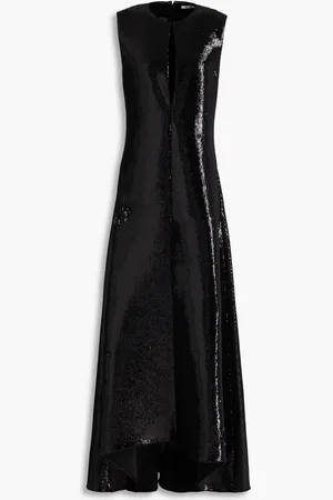 Peter Do Sequined neoprene maxi dress
