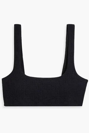 Alexander Wang Stretch-jacquard bikini top