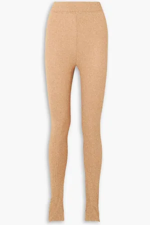 Alix NYC Carlisle ribbed stretch-jersey skinny pants - Neutral