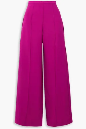 ‎Taller Marmo‎ Eclipse duchesse-satin wide-leg pants - Purple