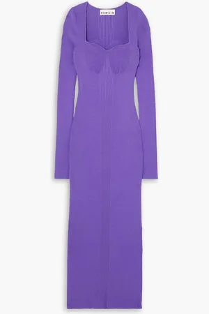 REMAIN Birger Christensen Sylia ribbed-knit midi dress