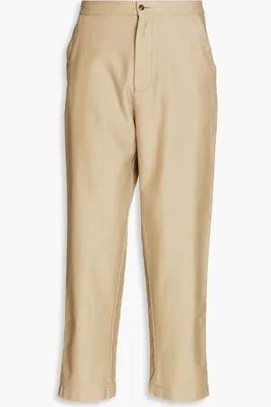 OFFICINE GENERALE Pierce cotton chino shorts - Neutral