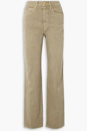 SLVRLAKE London high-rise straight-leg jeans - Neutral