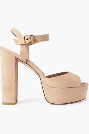 Stuart Weitzman Ryder suede platform sandals