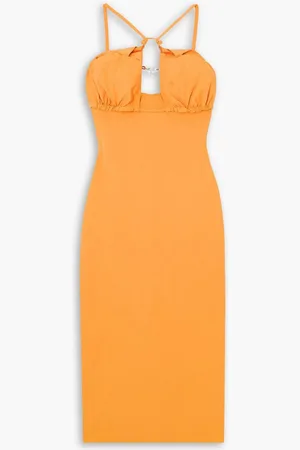 Jacquemus Bikini cutout stretch-twill midi dress