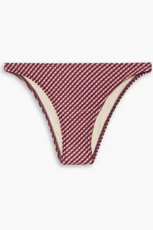 Peony Gingham bikini briefs