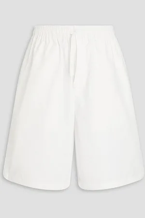 Emporio Armani Cotton drawstring shorts