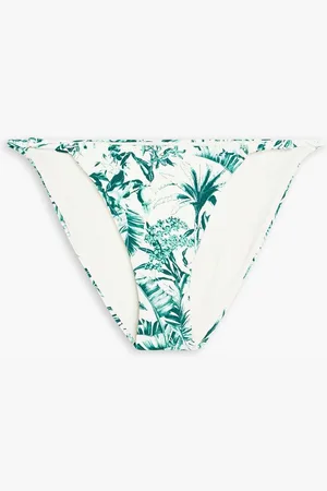 ONIA Hannah printed low-rise bikini briefs - White