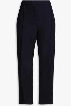 Jil Sander Wool-blend bootcut pants - Blue