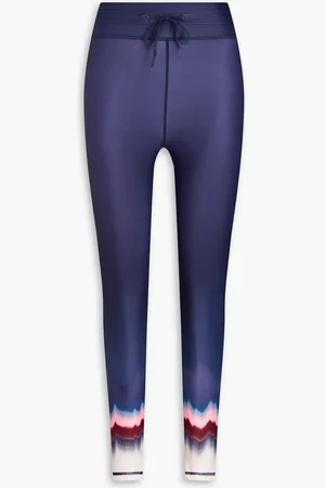 The Upside Universe printed stretch leggings - Blue