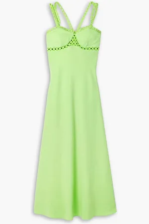 Simkhai Sevilla embellished cady midi dress - Green