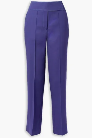 Christopher John Rogers Cady straight-leg pants - Blue