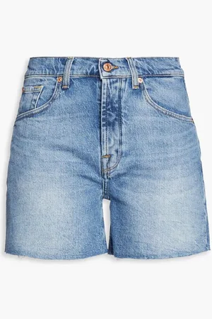 7 for all Mankind Billie denim shorts - Blue