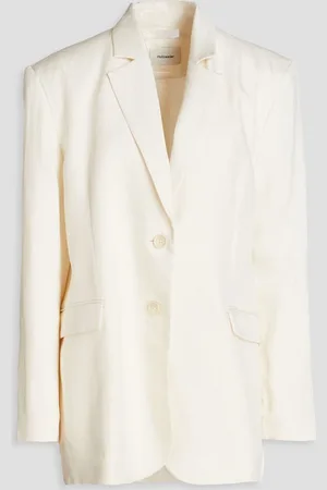 Holzweiler Freya twill blazer - White