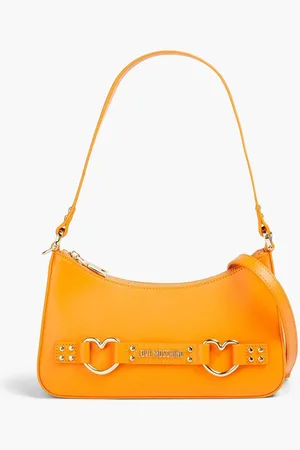 Moschino Studded leather shoulder bag