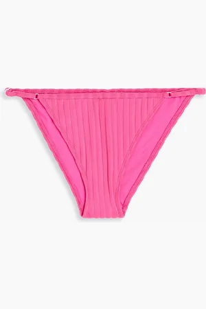 Solid The Lulu ribbed recycled low-rise bikini briefs