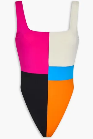 Mara Hoffman Idalia color-block swimsuit - Pink