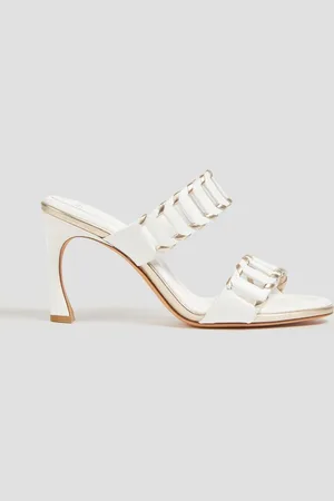 ALEXANDRE BIRMAN Claire cutout leather mules