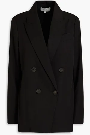 Vince Double-breasted TENCEL™-blend twill blazer