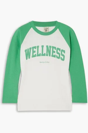 Sporty & Rich Wellness Ivy printed cotton-jersey T-shirt