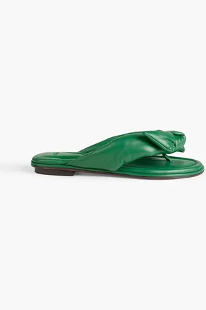 ALEXANDRE BIRMAN Soft Clarita bow-embellished padded leather sandals