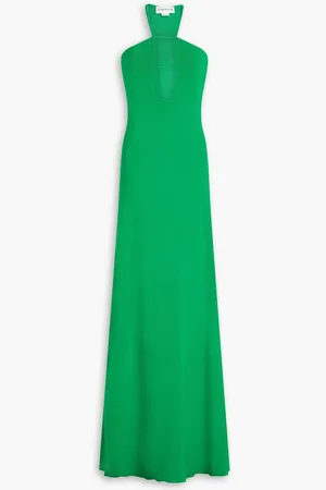 Victoria Beckham Cutout stretch-knit gown