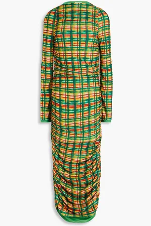 SIMON MILLER Azora printed jersey midi dress