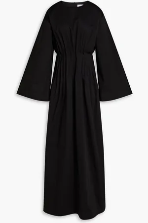 Bondi Born Calvi cotton-blend poplin maxi dress