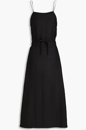 Bondi Born Marseille linen-blend midi dress