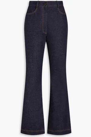 Claudie Pierlot Hight-rise bootcut jeans - Blue