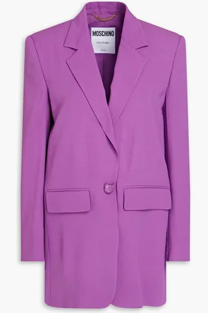 Moschino Crepe blazer - Purple