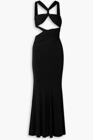 Retrofete Fletcher twisted cutout stretch-jersey maxi dress
