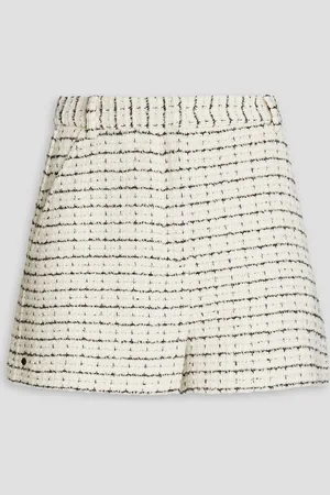 Maje Tweed shorts - White
