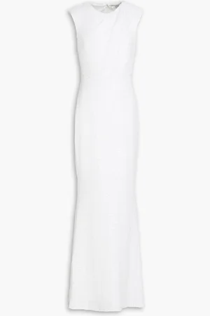 Badgley Mischka Sequined mesh gown