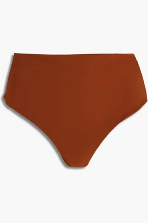 ANEMOS High-rise bikini briefs - Brown