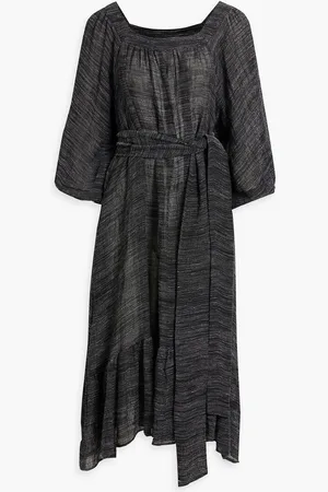 Lisa Marie Fernandez Laure linen-blend gauze midi dress